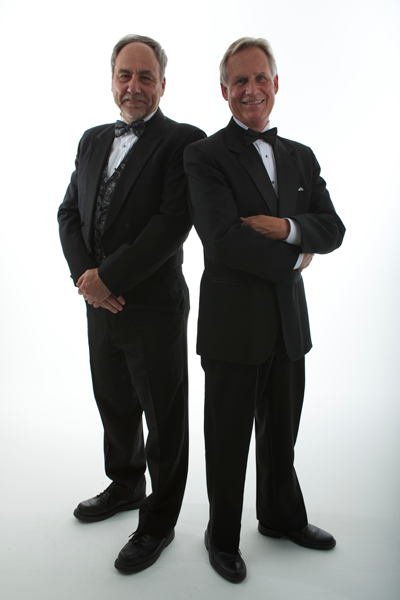 Dean Peterson, left, and John Schuberg (Photo by UM Assistant Art Professor Matt Hamon)